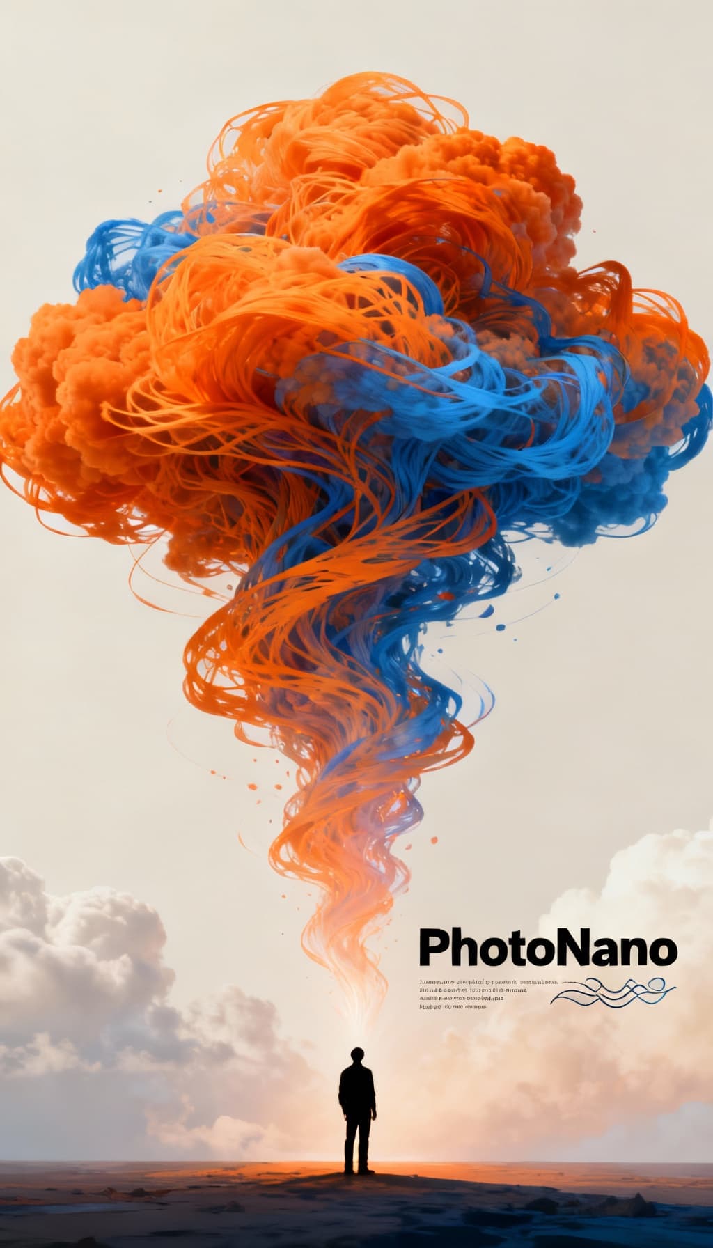 PhotoNano Nuvem Abstrata