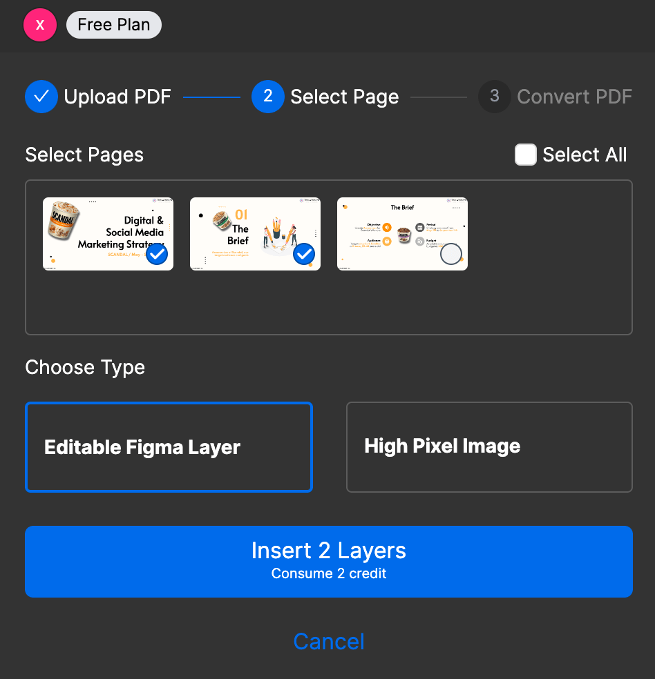 Optimize your design workflow with Codia AI's PDF to Figma plugin, seamlessly integrating PDFs directly into Figma as organized frames