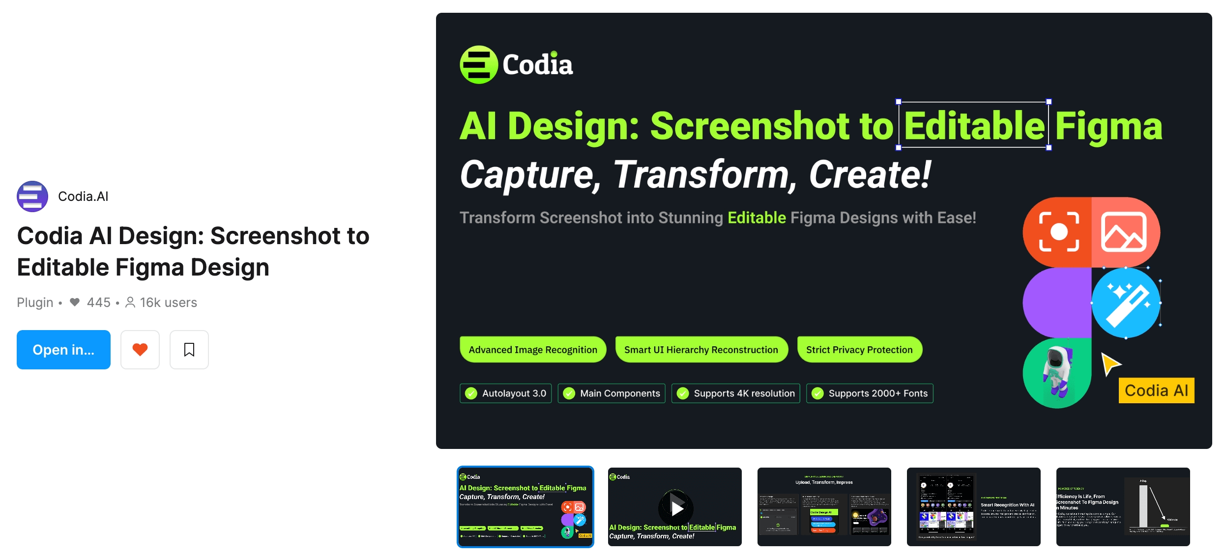 Welcome to Codia AI Image to Editable Design